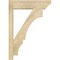 Ekena Millwork Balboa Slat Rough Sawn Outlooker, Douglas Fir, 6"W x 20"D x 28"H OUT06X20X28BOA06RDF - alternate 3